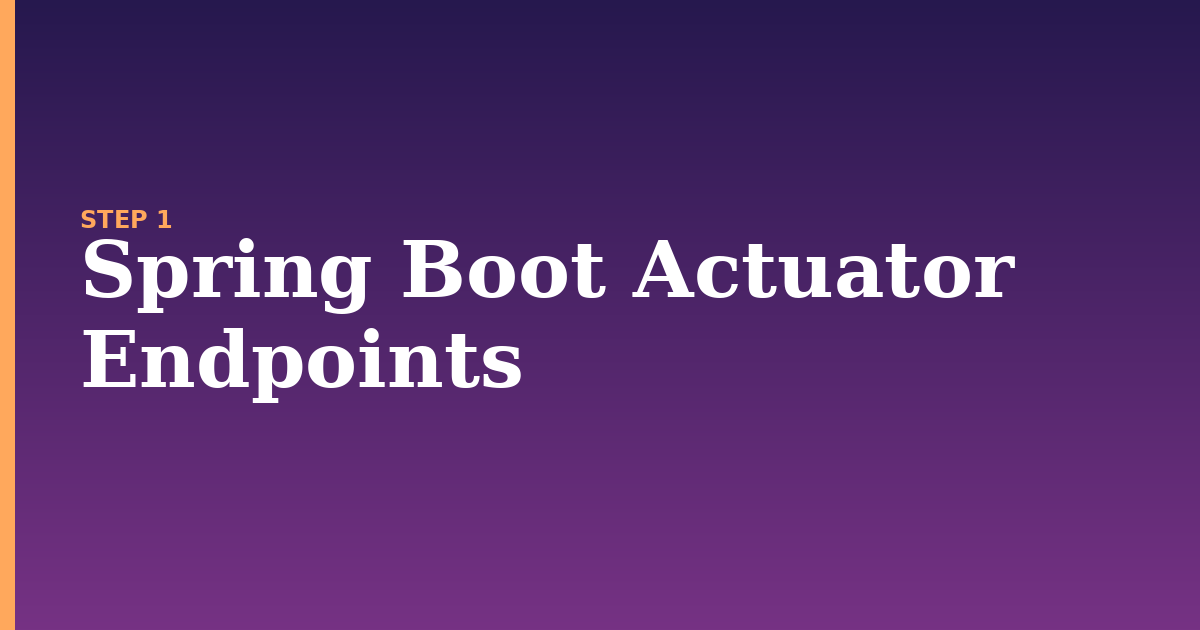 actuator endpoints illustration for: Spring Boot Actuator Endpoints