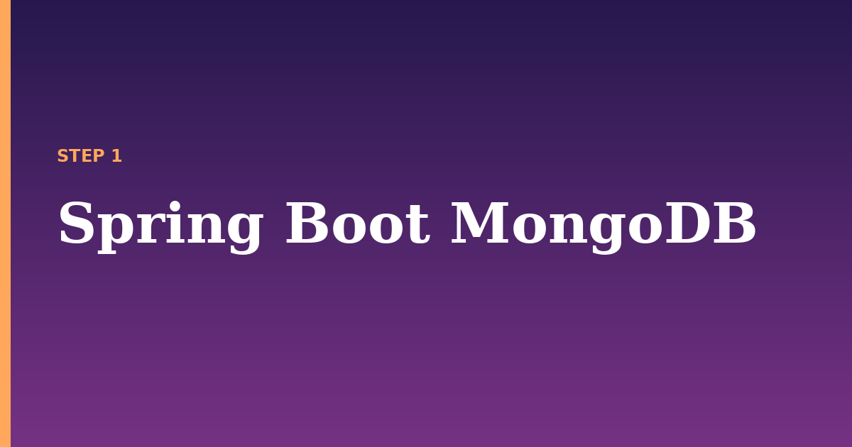 spring illustration for: Spring Boot MongoDB