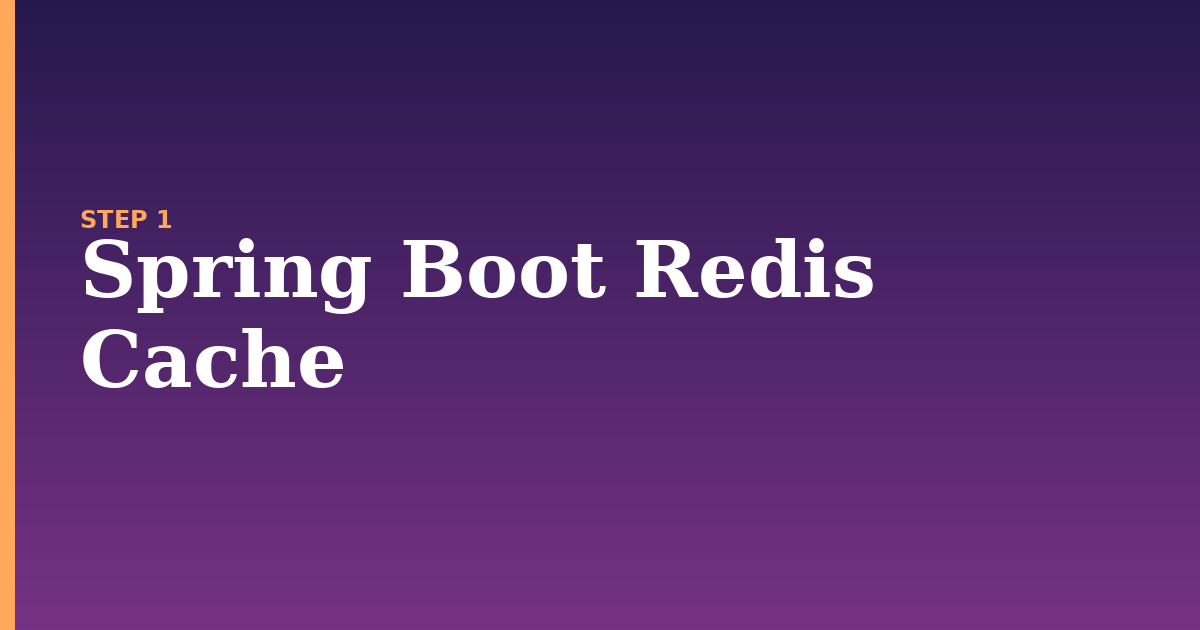 spring boot illustration for: Spring Boot Redis Cache