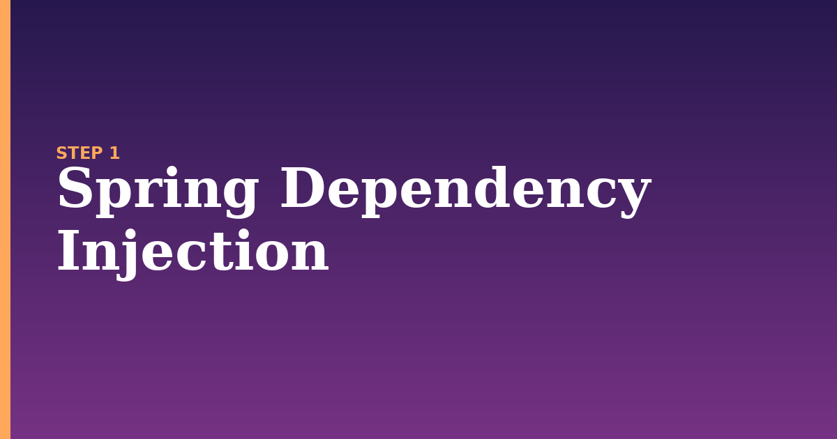 dependency injection illustration for: Spring Dependency Injection