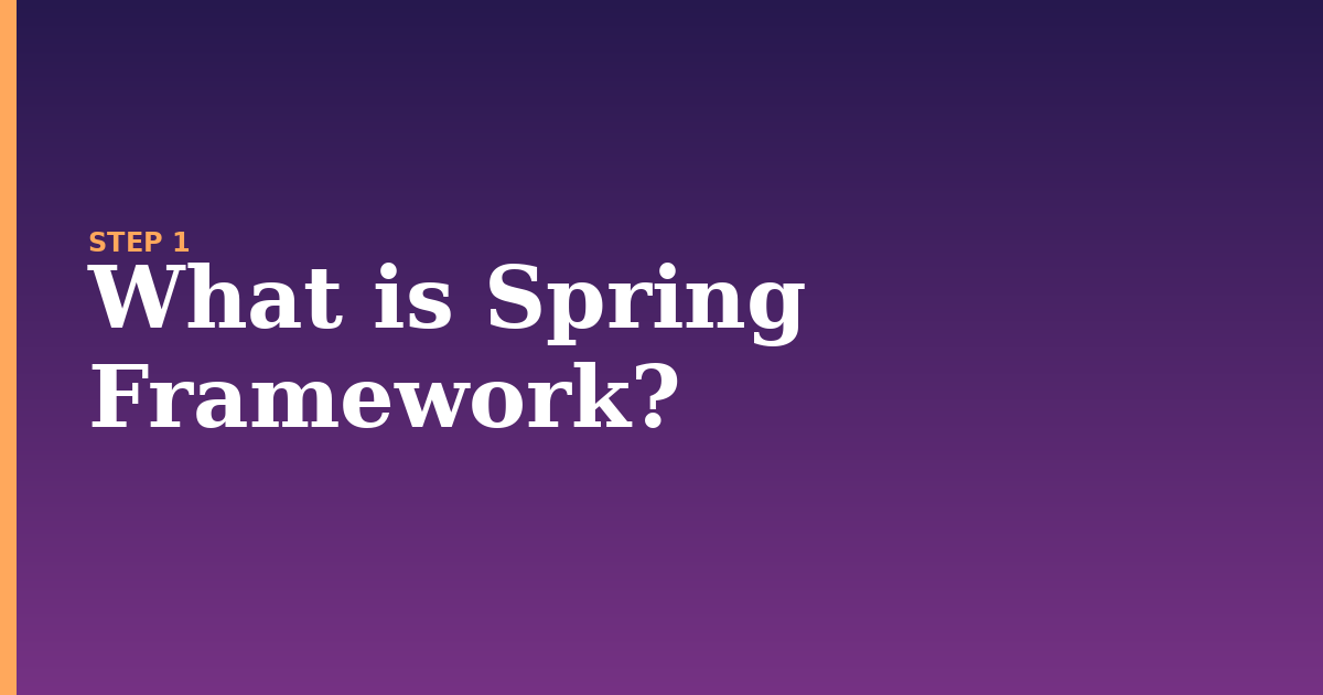 spring framework illustration for: What is Spring Framework?