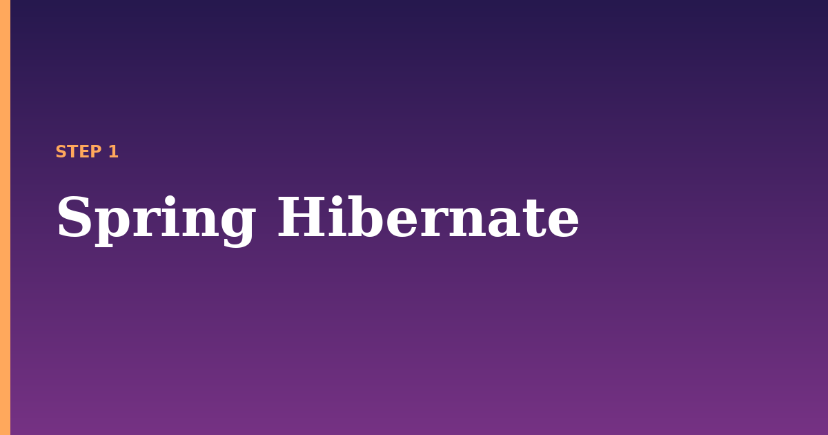 hibernate illustration for: Spring Hibernate