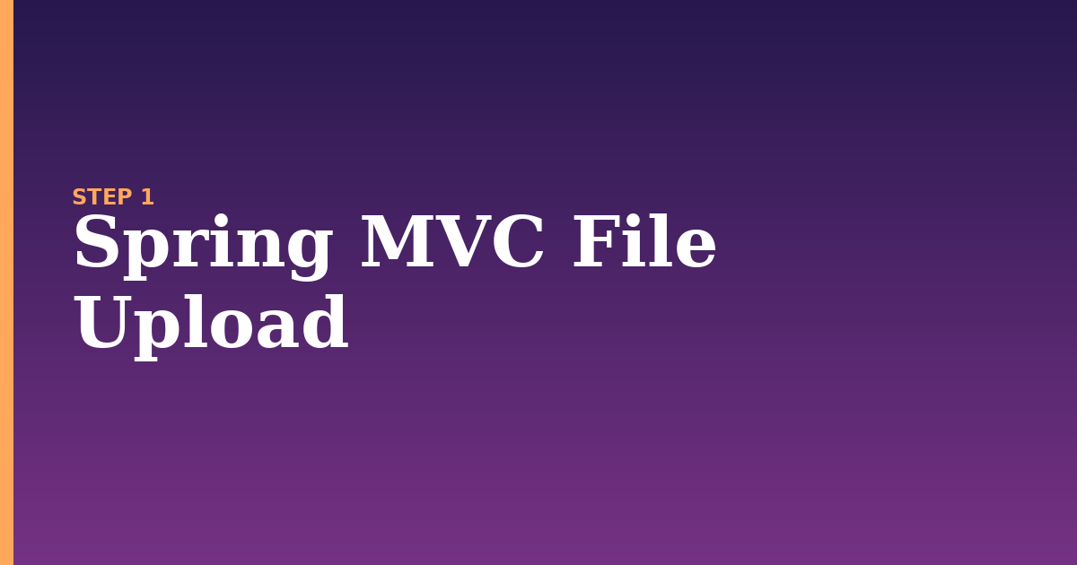 upload illustration for: Spring MVC File Upload