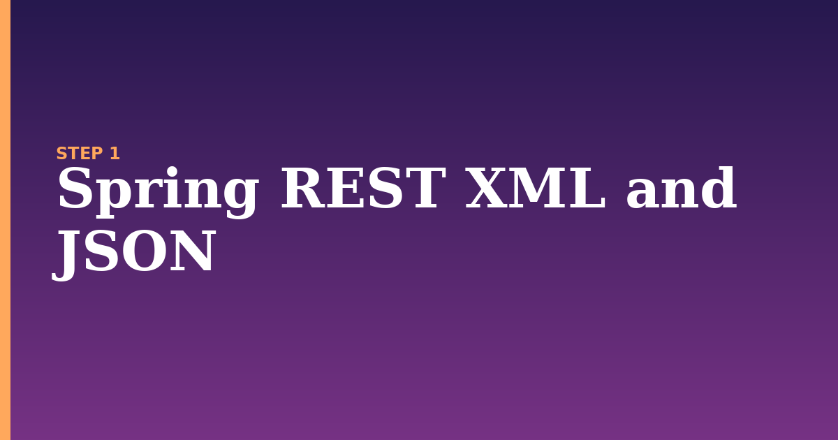 spring rest illustration for: Spring REST XML and JSON
