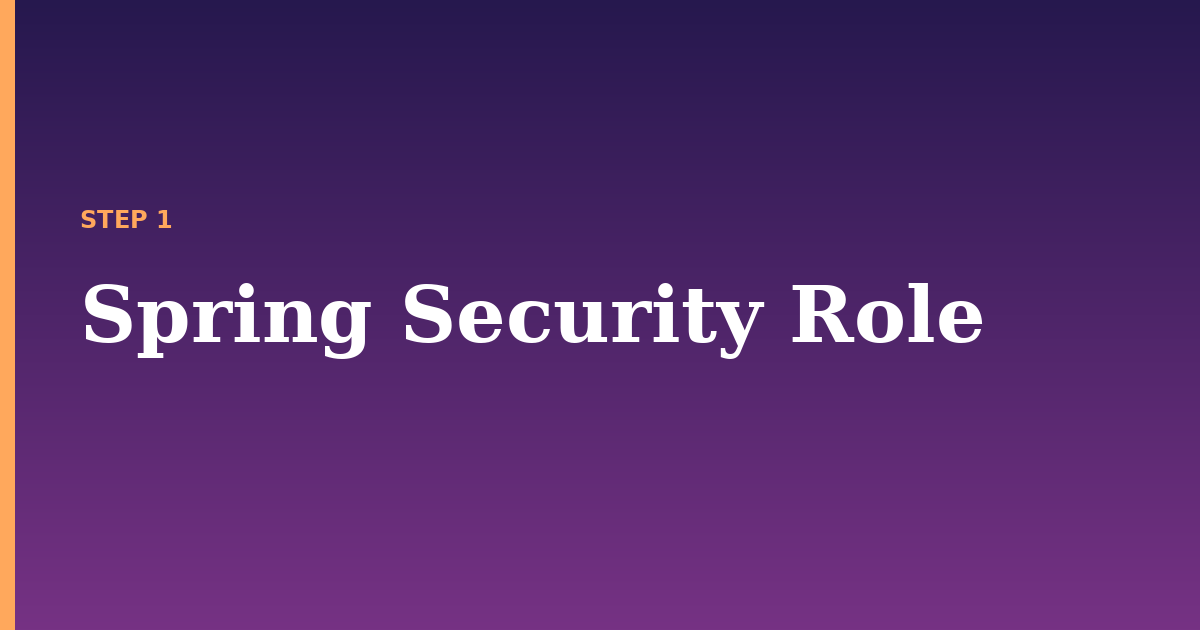 role illustration for: Spring Security Role