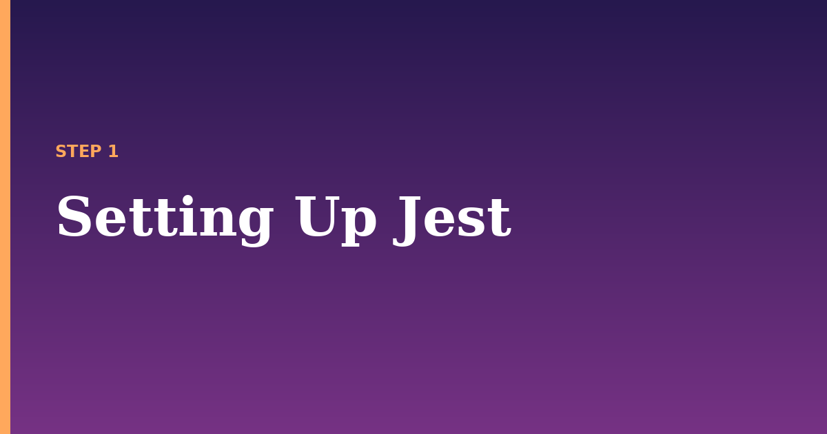 jest illustration for: Setting Up Jest