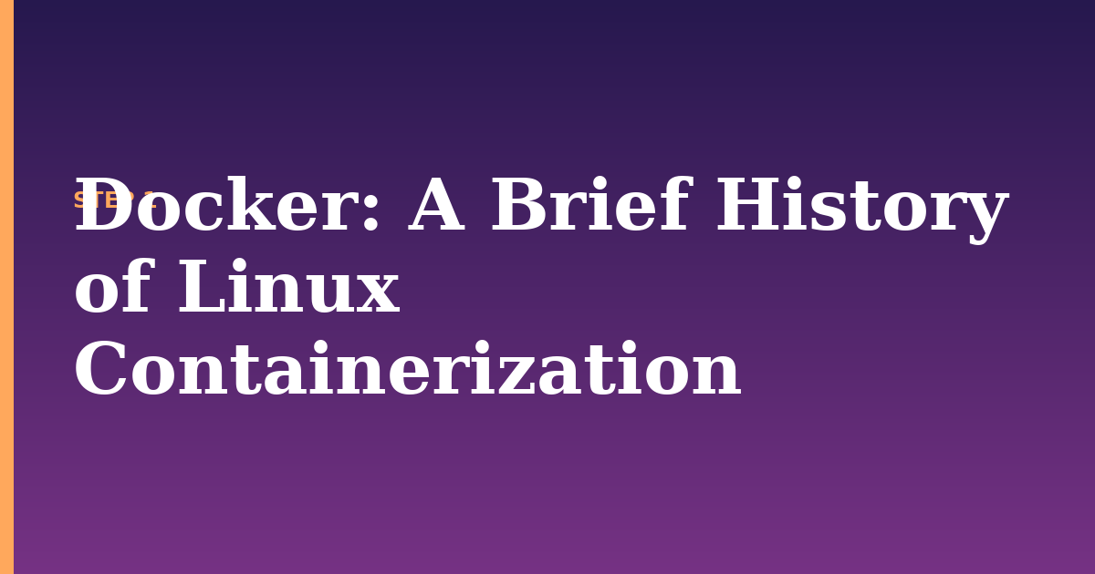 docker illustration for: A Brief History of Linux Containerization
