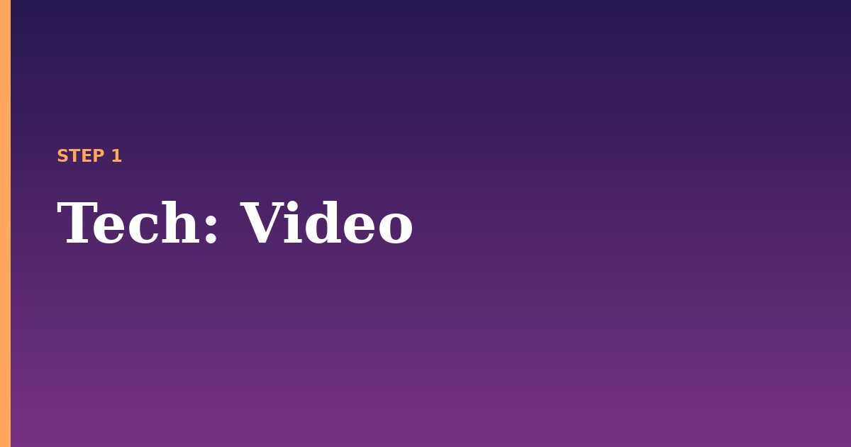 tech illustration for: Video
