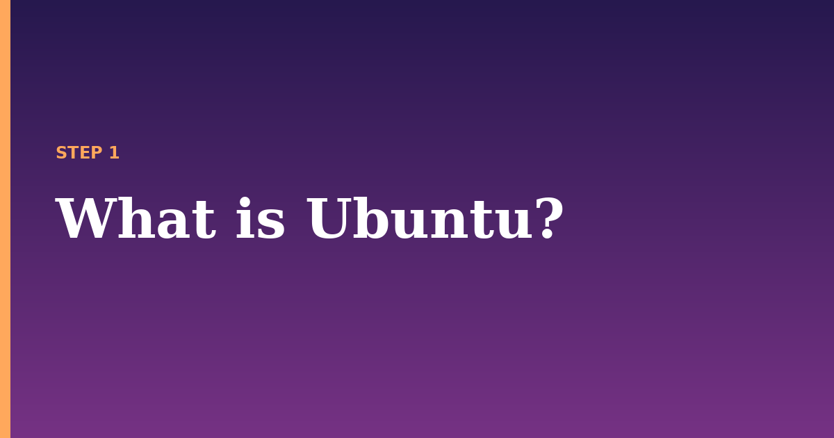 ubuntu illustration for: What is Ubuntu?