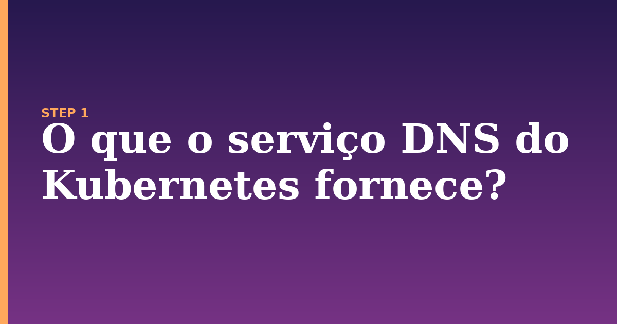 dns illustration for: O que o serviço DNS do Kubernetes fornece?