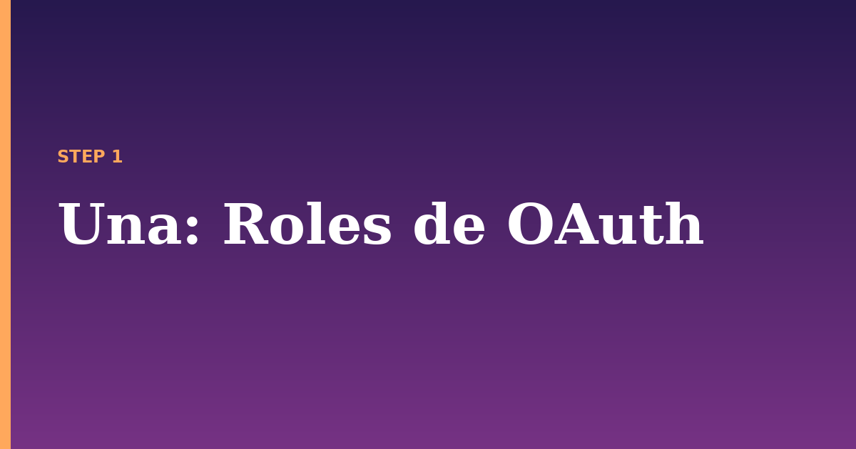 una illustration for: Roles de OAuth