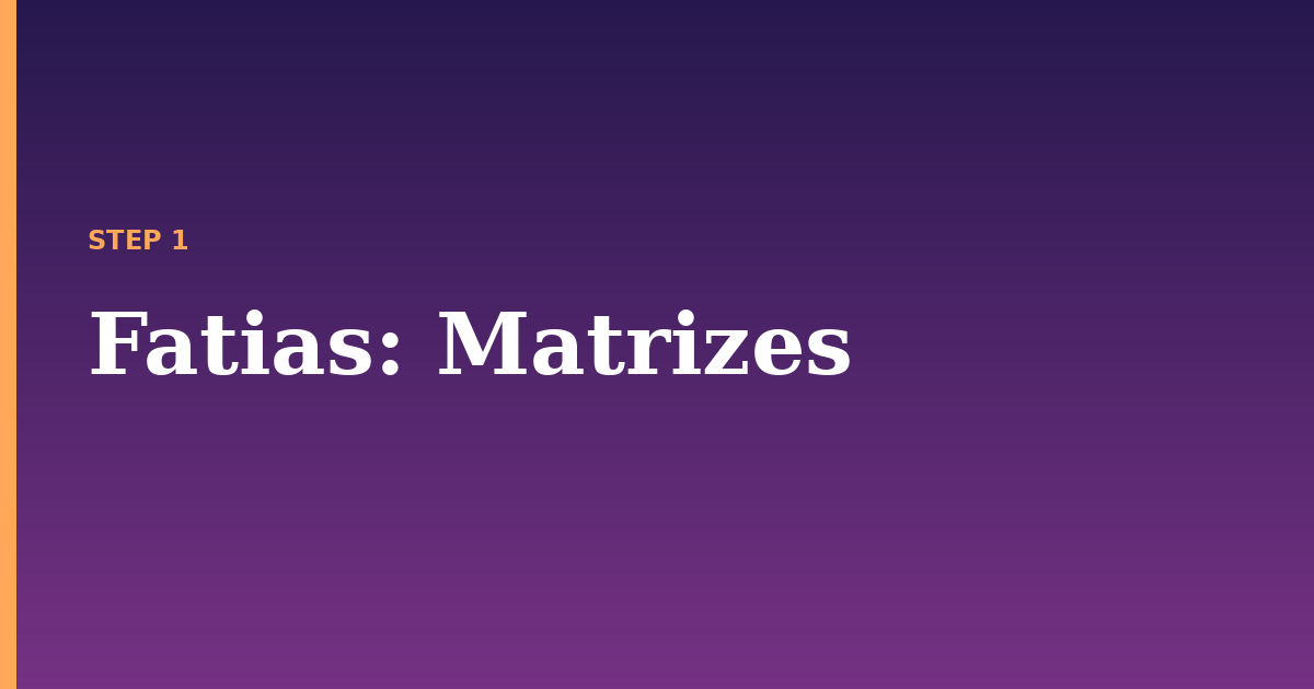 fatias illustration for: Matrizes
