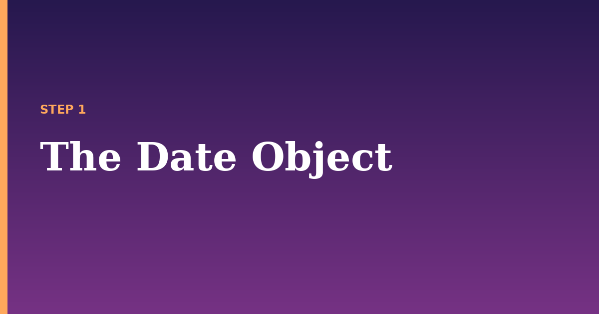 date illustration for: The Date Object