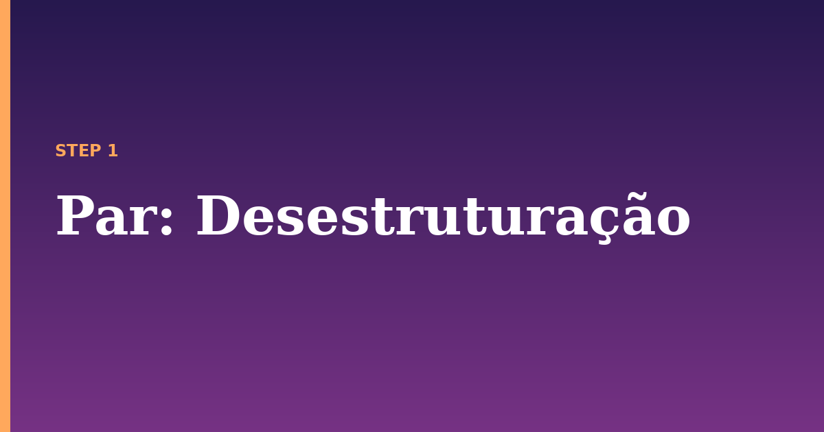 par illustration for: Desestruturação