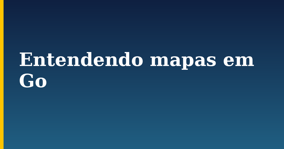 Entendendo mapas em Go — step-by-step Programming tutorial on Progressive Robot