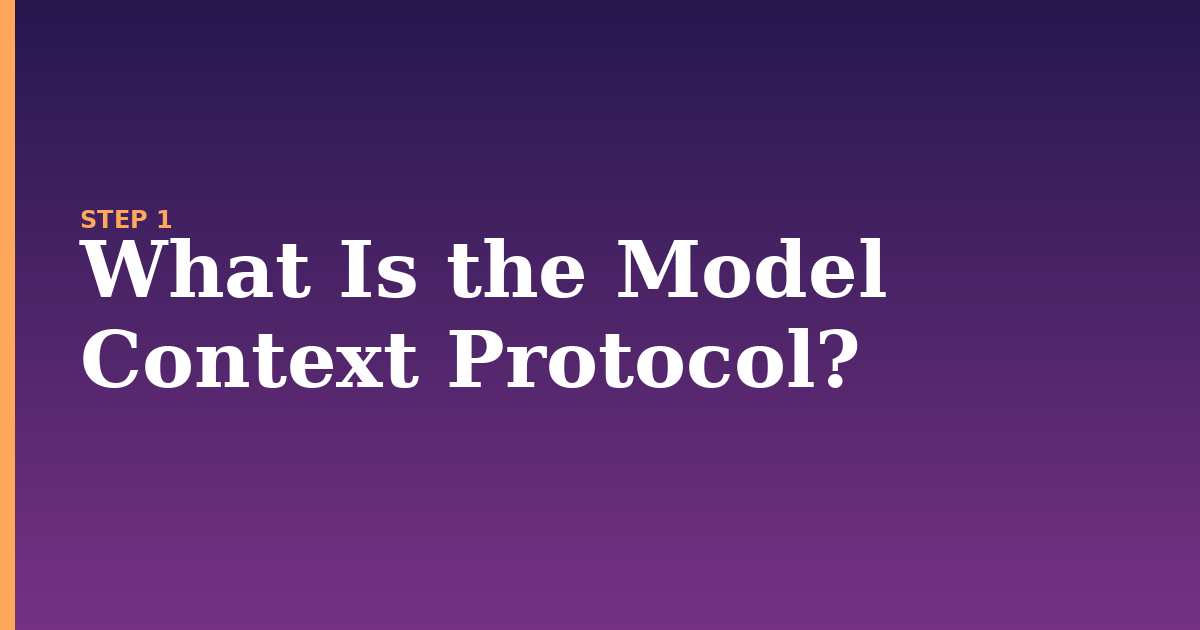 model context illustration for: What Is the Model Context Protocol?