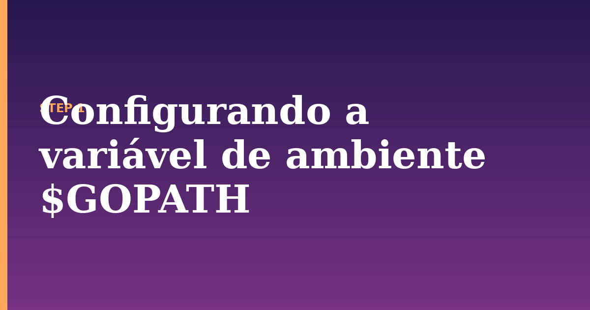 gopath illustration for: Configurando a variável de ambiente $GOPATH