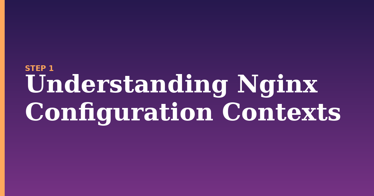 nginx illustration for: Understanding Nginx Configuration Contexts