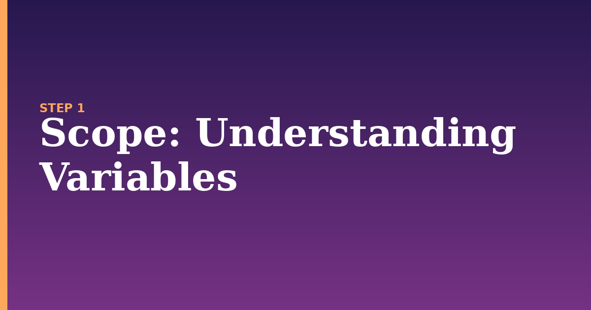 scope illustration for: Understanding Variables