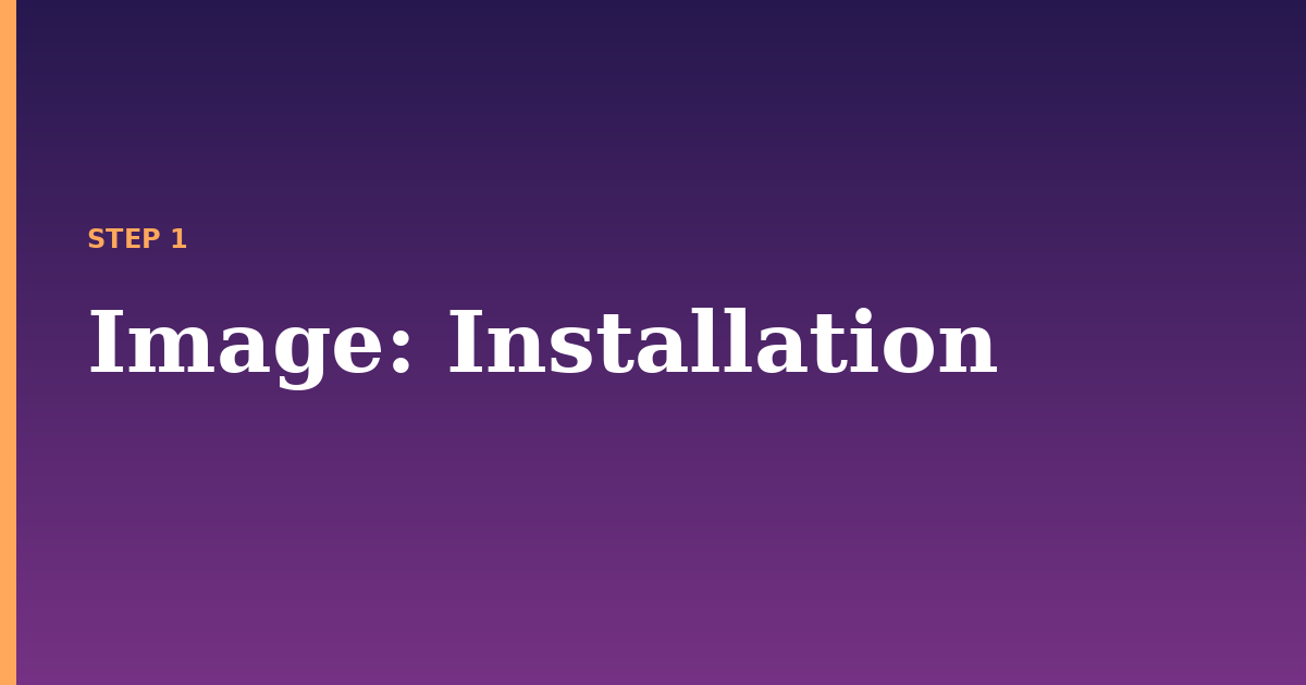 image illustration for: Installation