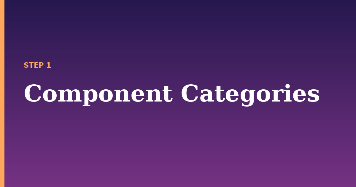 component illustration for: Component Categories