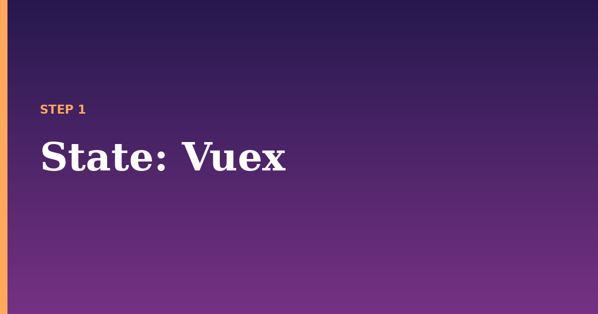 state illustration for: Vuex