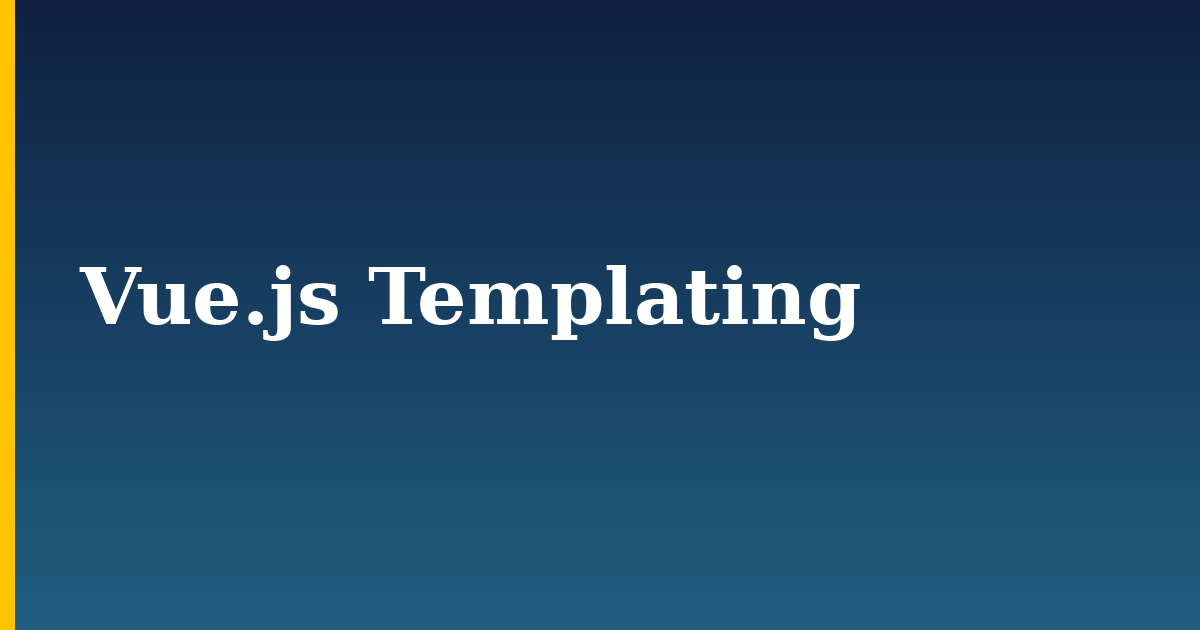 Vue.js Templating — step-by-step Javascript tutorial on Progressive Robot