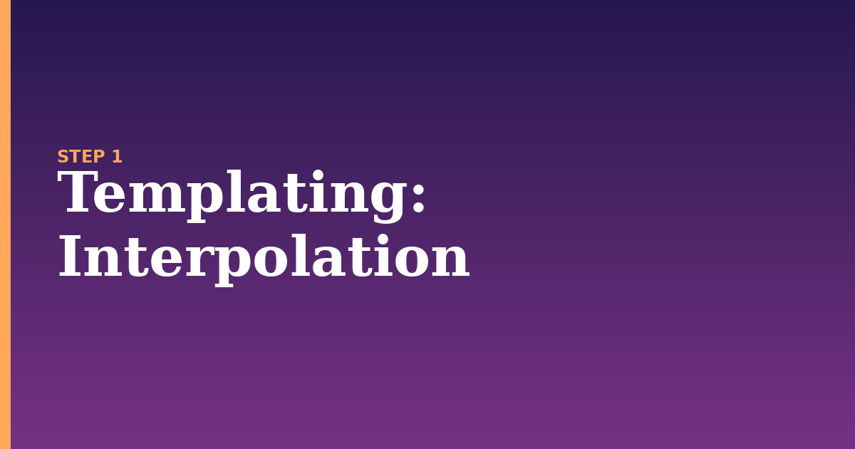 templating illustration for: Interpolation