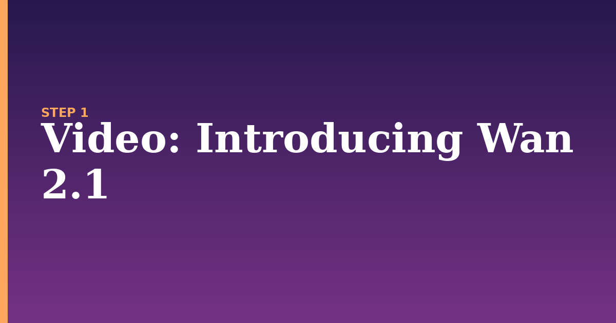 video illustration for: Introducing Wan 2.1