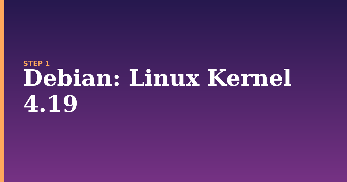 debian illustration for: Linux Kernel 4.19
