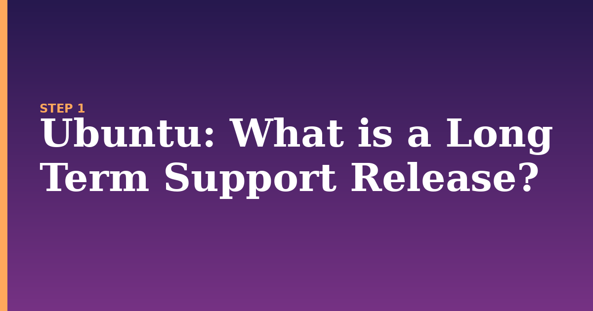 ubuntu illustration for: What is a Long Term Support Release?