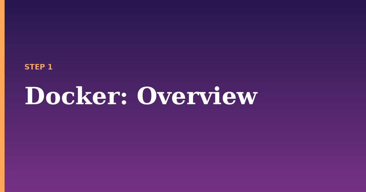 docker illustration for: Overview