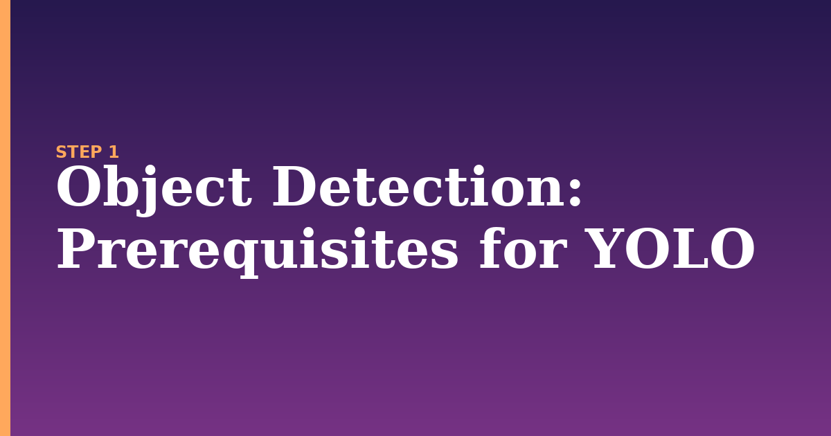 object detection illustration for: Prerequisites for YOLO