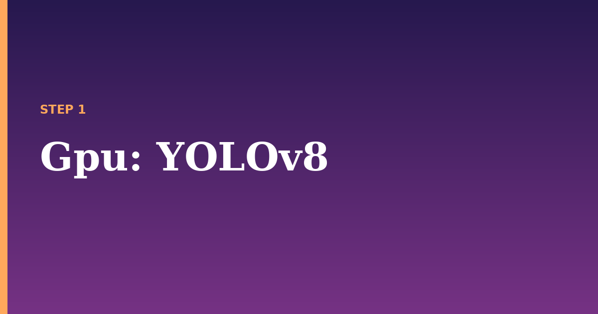 gpu illustration for: YOLOv8