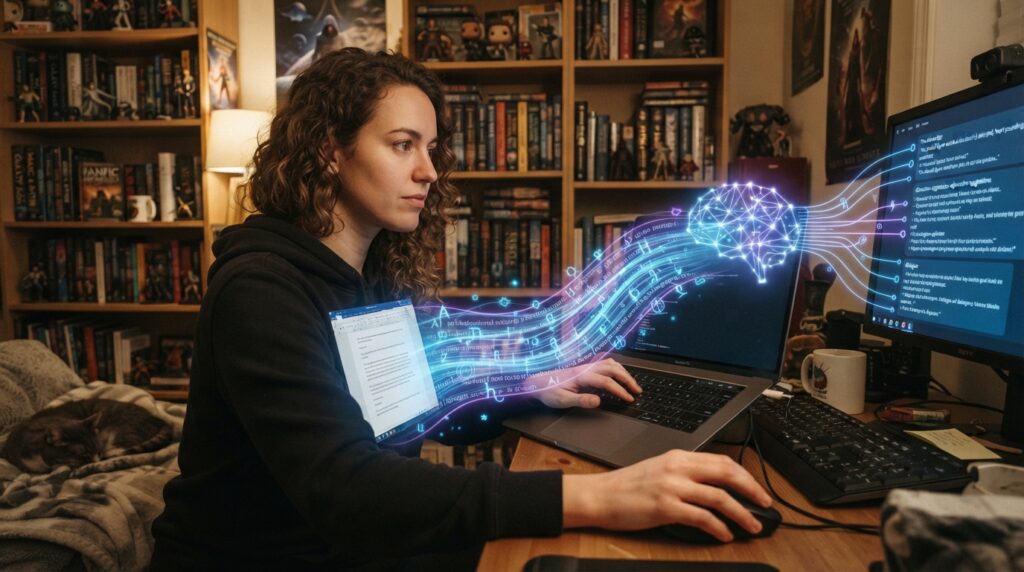 How AI Entered the Fanfiction World