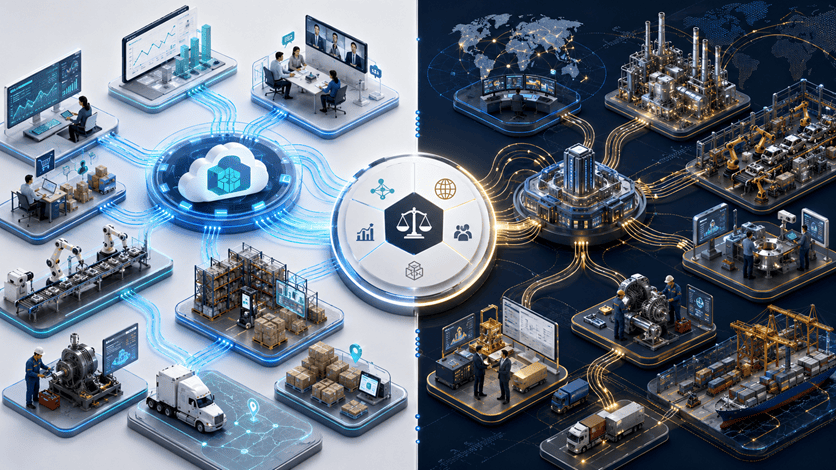 Dynamics 365 and SAP supply chain and manufacturing comparison