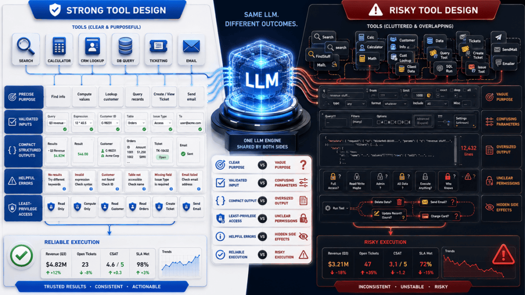 Tool design producing inconsistent AI agent results