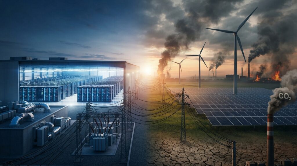 How power demand turns AI growth into a climate test