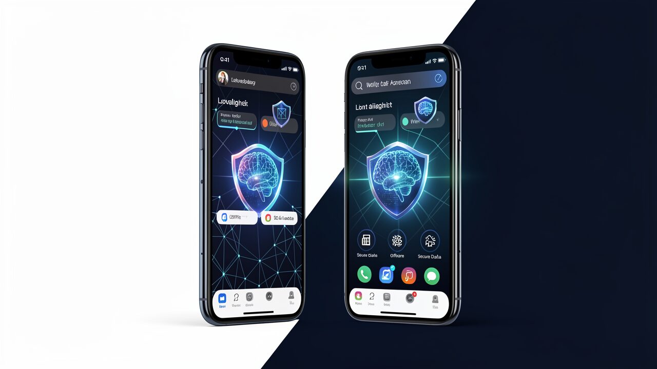 Local LLM mobile app integration for iOS and Android
