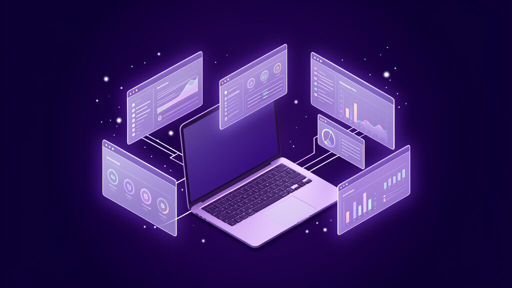 Configurable digital environment behind a personalized workspace