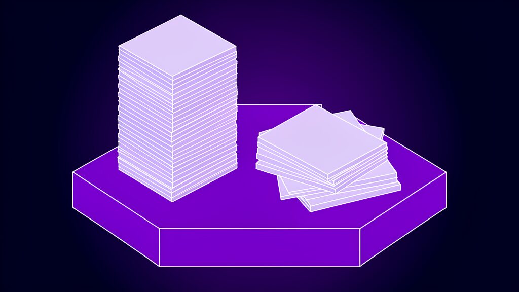 ai agent reliability messy documents enterprise a neat stack vs toppled pile