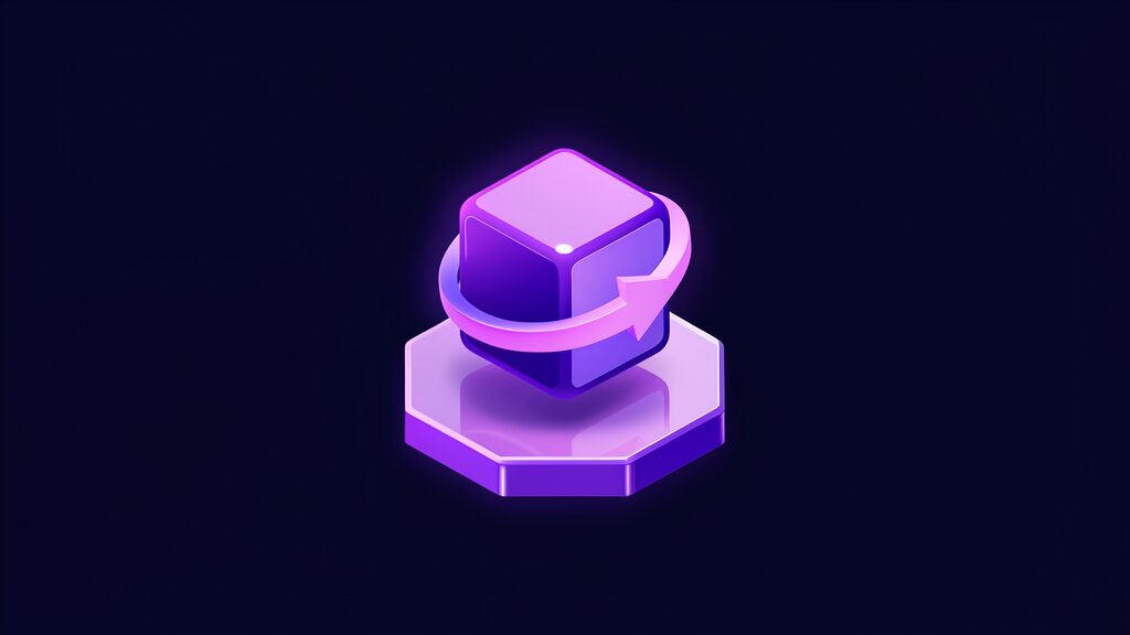 ai procurement checklist b circular arrow loop around cube