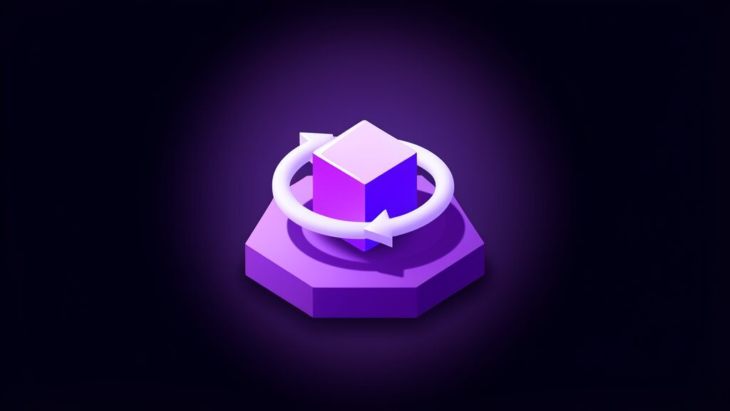 ai system inventory template f circular arrow loop cube