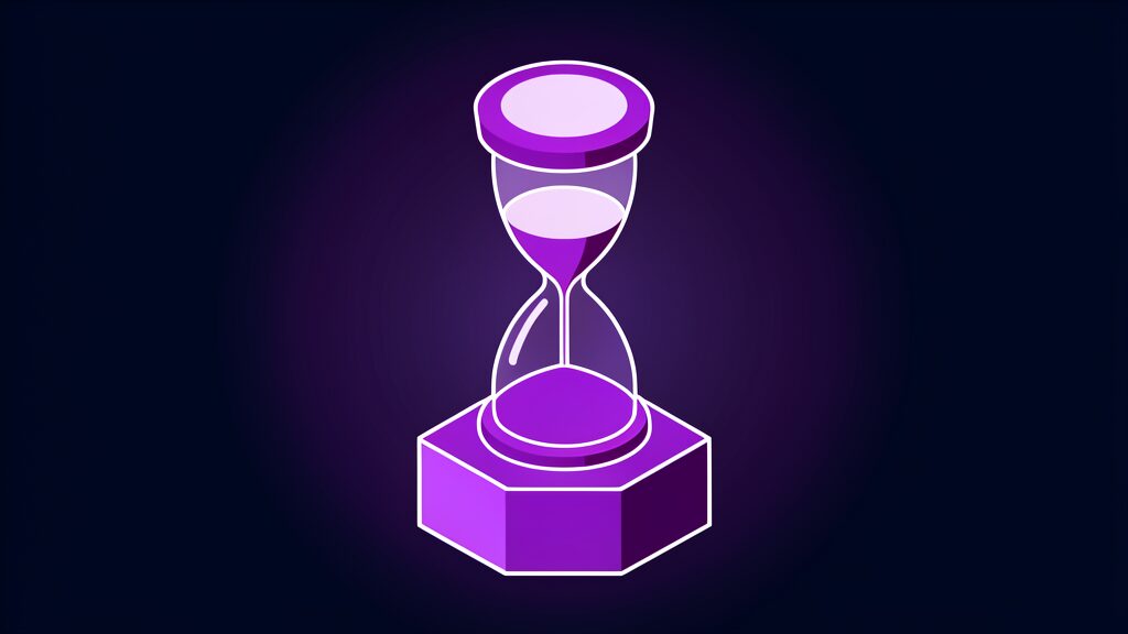 automation maintenance cost and governance a upright hourglass timer