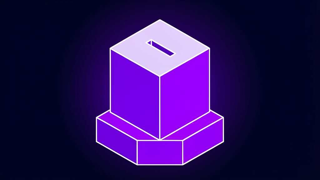 chinese bot farm x anti ai data center claim d ballot box cube with slot