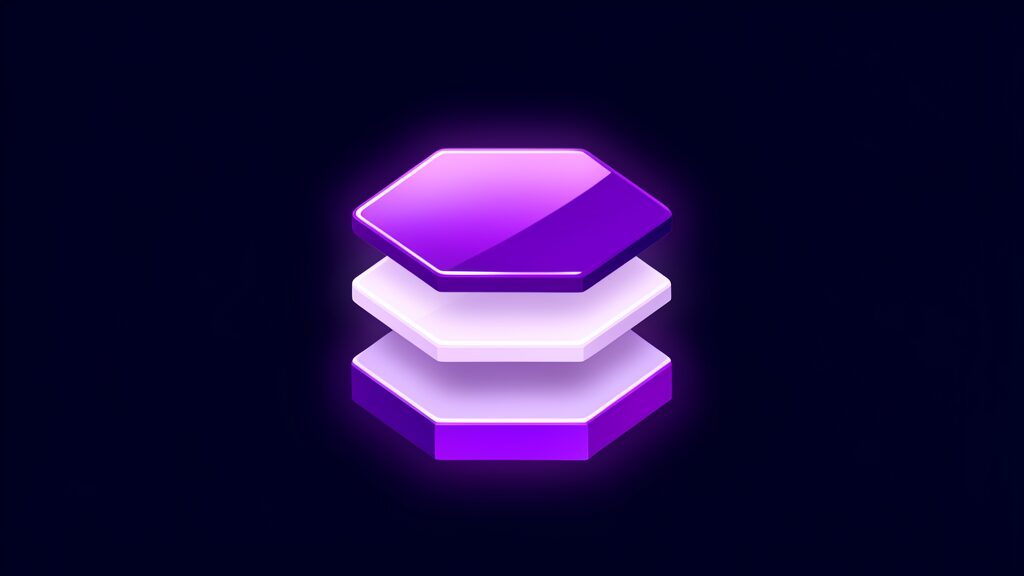 cloud migration rfp template b three stacked hexagonal plates