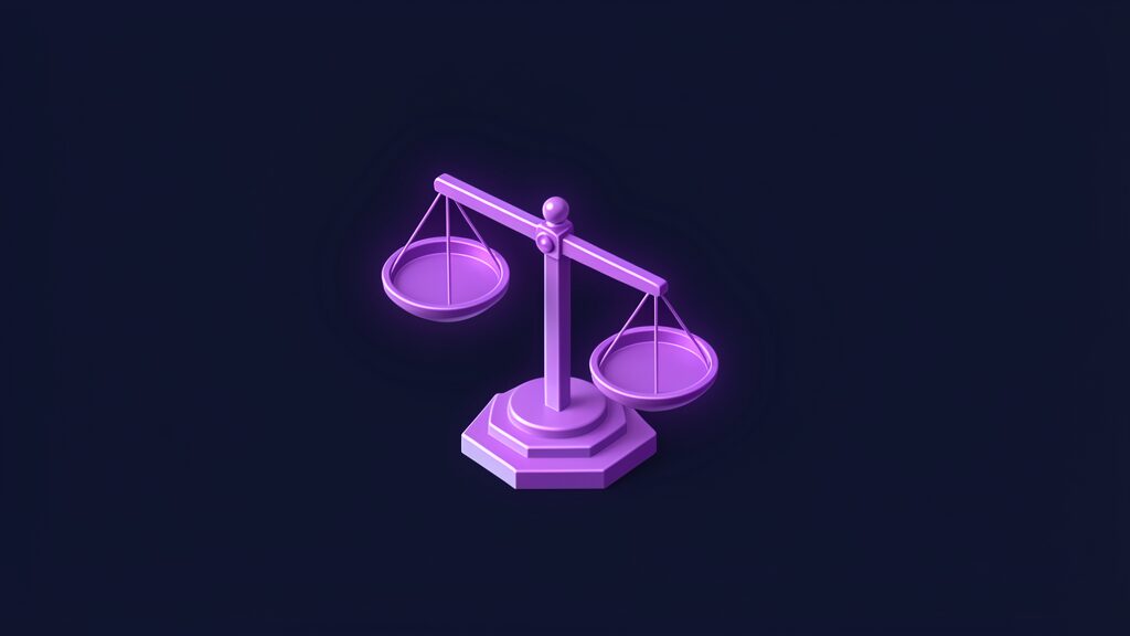 compare managed service providers 25 questions a balance scale two empty pans