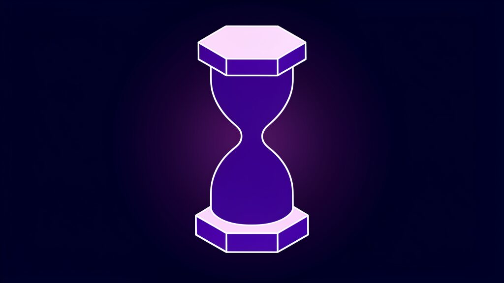 create a single source of truth d single hourglass on plinth