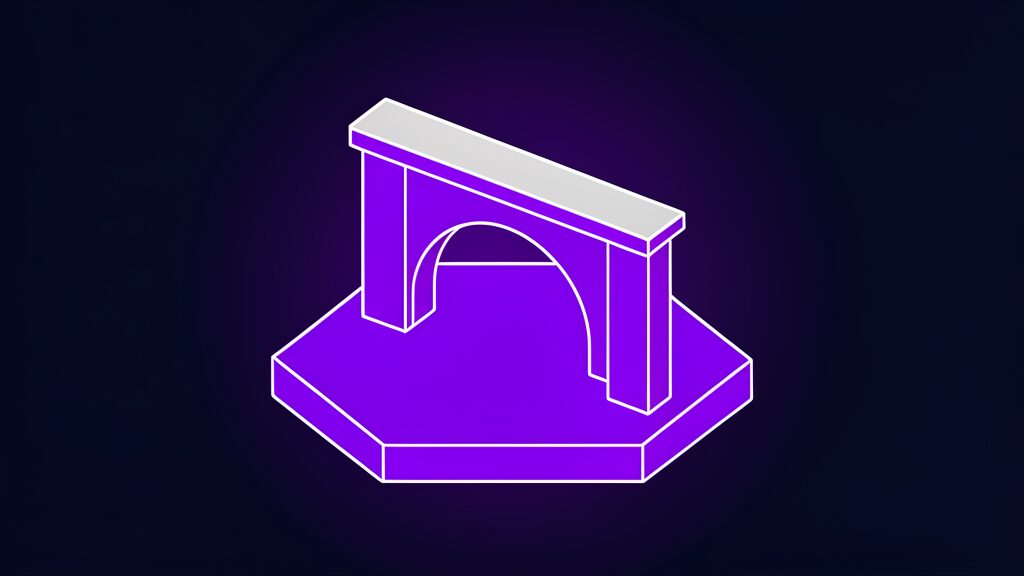 custom business app vs power apps f arch bridge two piers