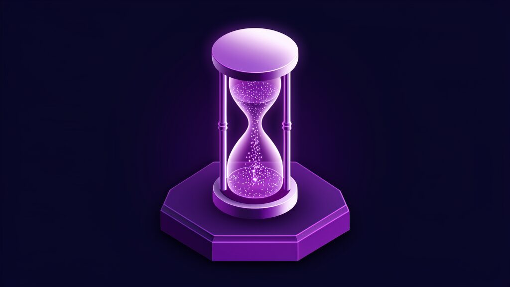 custom crm vs salesforce vs dynamics 365 d single hourglass on plinth